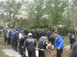 Ár- és belvízvédelmi gyakorlat 2012