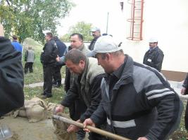 Ár- és belvízvédelmi gyakorlat 2012