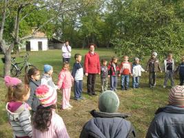 Koszorúzás a Szűcs Sándor Emlékháznál 2012