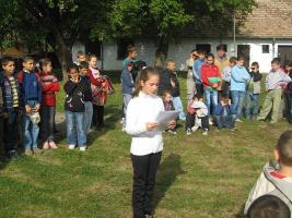 Koszorúzás a Szűcs Sándor Emlékháznál 2012