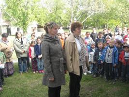 Koszorúzás a Szűcs Sándor Emlékháznál 2012