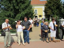 Bajomi Vitézek szobor avatás 2016