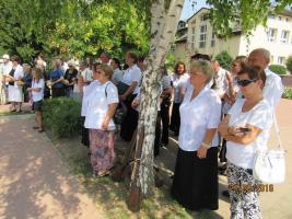 Bajomi Vitézek szobor avatás 2016