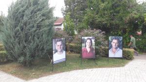 Jenei Boldizsár fotókiállítása a parkban - 2019.