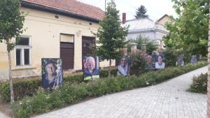 Jenei Boldizsár fotókiállítása a parkban - 2019.